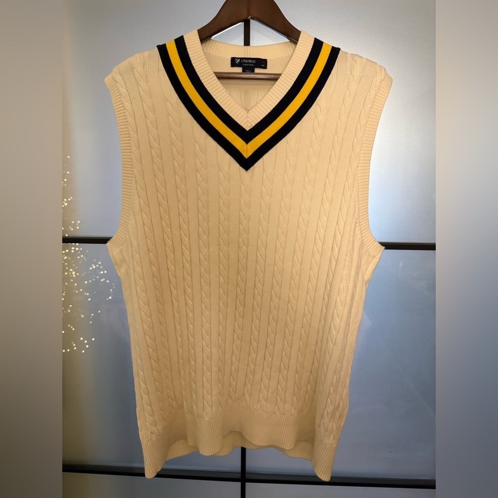 Daniel Cremieux Tennis Cricket Sweater Vest